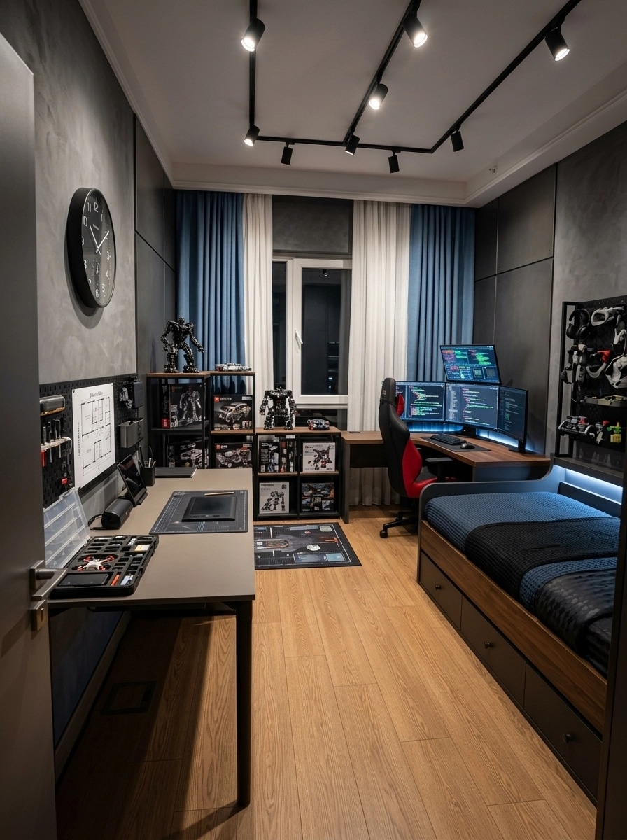 Blacktec Kids Room design — interior photo by GenRoom AI