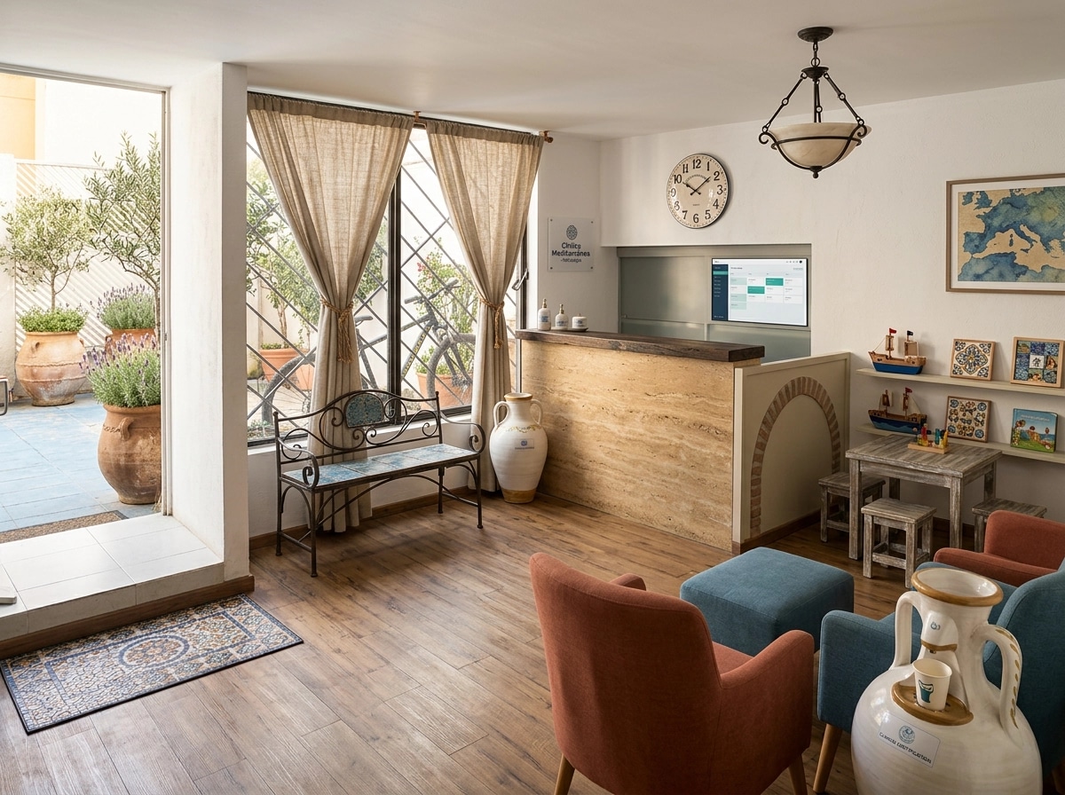 Design de interiores em estilo Mediterranean — clinic por GenRoom AI