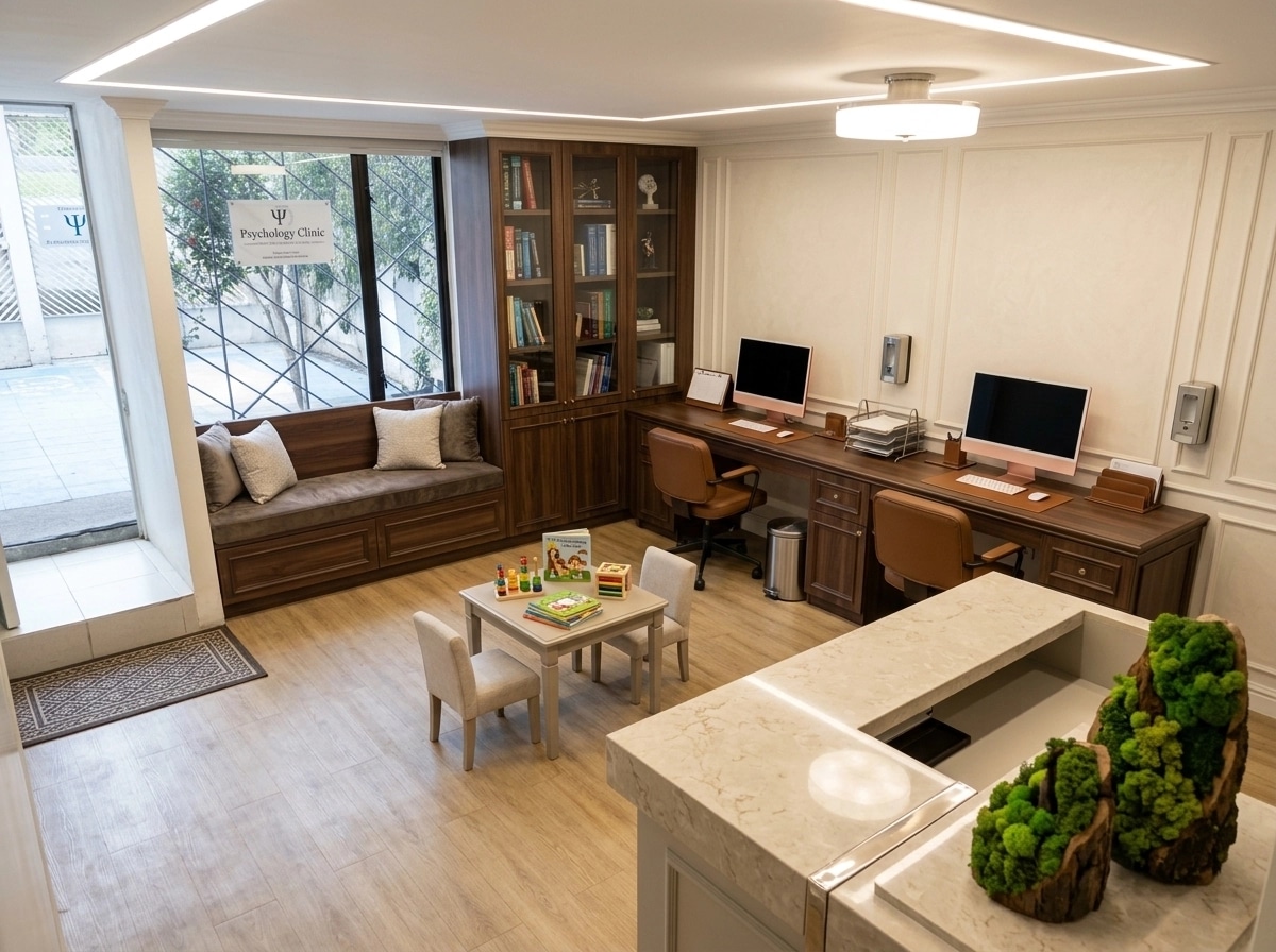 Interior design in Transitional style — clinic by GenRoom AI