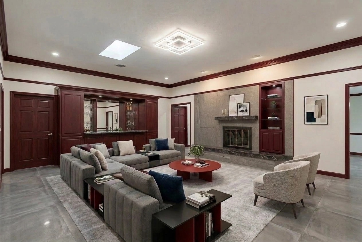 Interior design in Contemporary style — Living Room by GenRoom AI