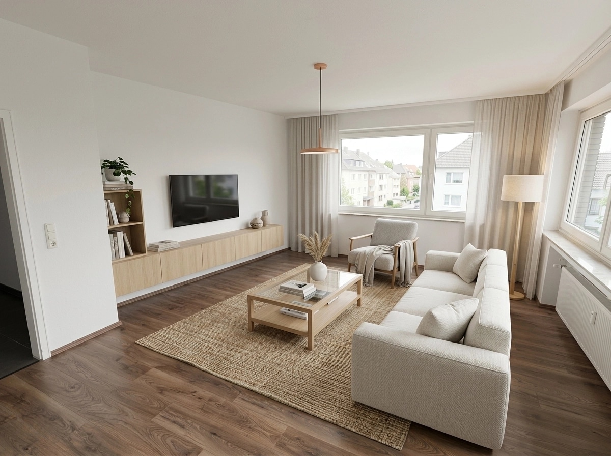 Scandinavian Living Room design — interior photo by GenRoom AI