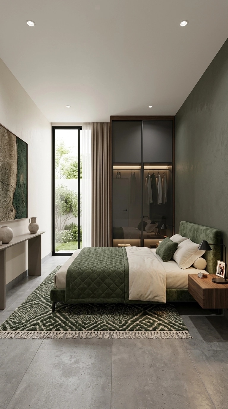 Contemporary Bedroom design — interior photo by GenRoom AI