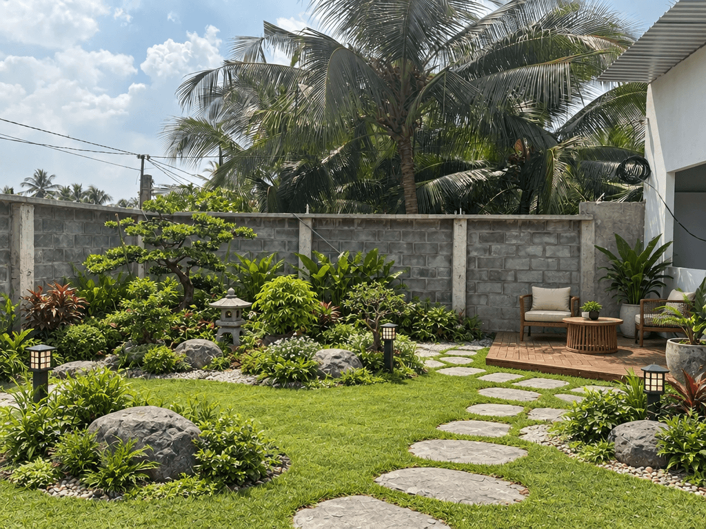 Yard design in no_style style — photo by GenRoom AI