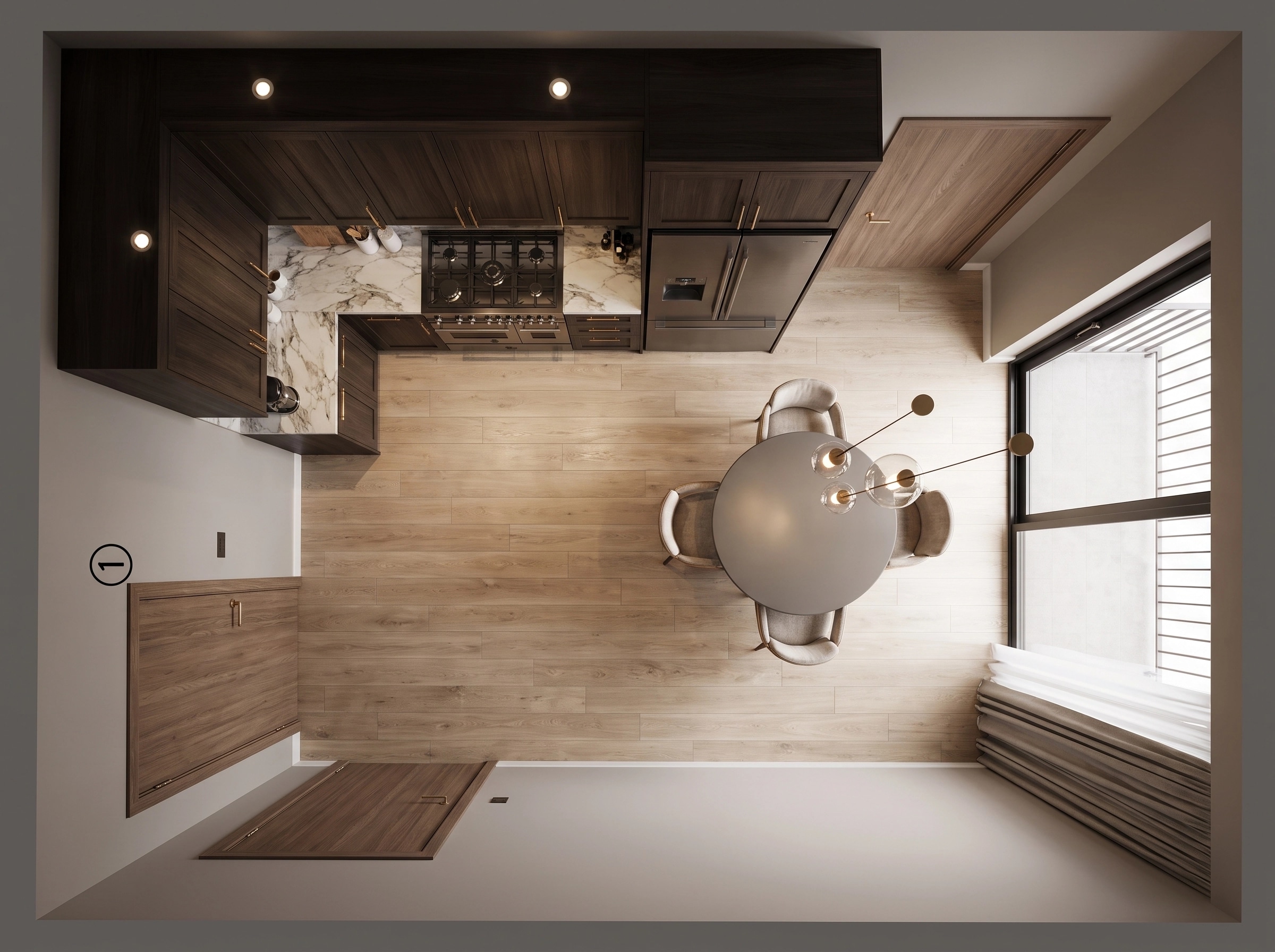 Interior design in Contemporary style — Living Room by GenRoom AI