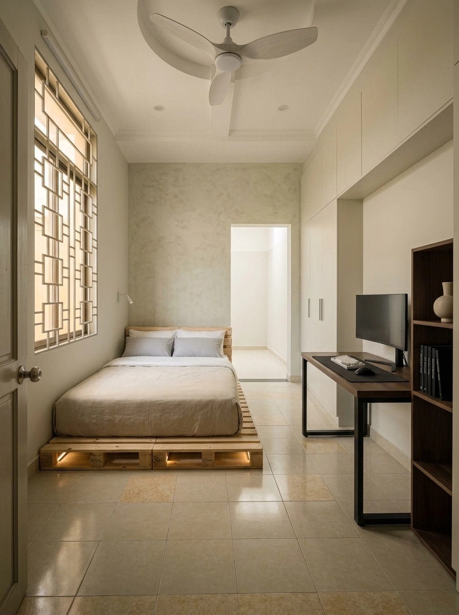 Minimalism Bedroom design — interior photo by GenRoom AI