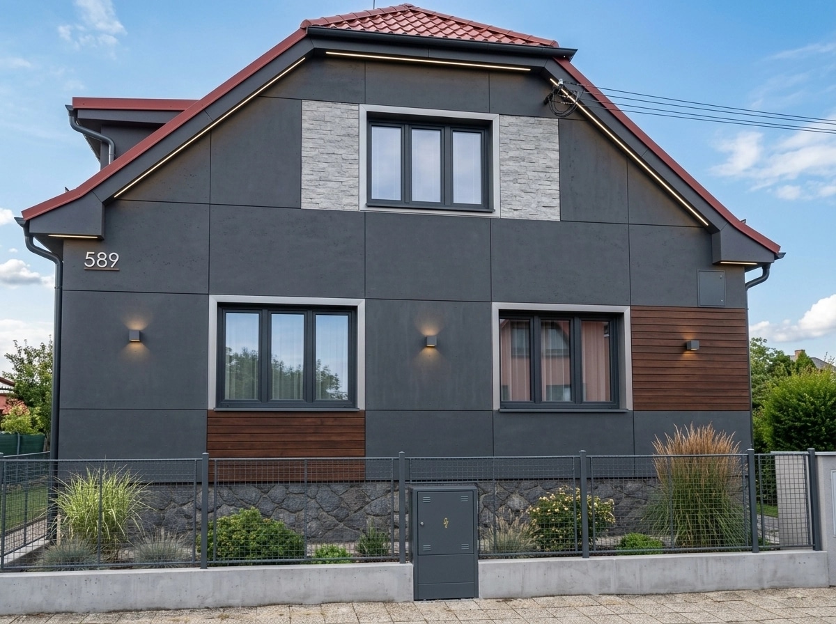 Contemporary Facade Facade design — facade photo by GenRoom AI
