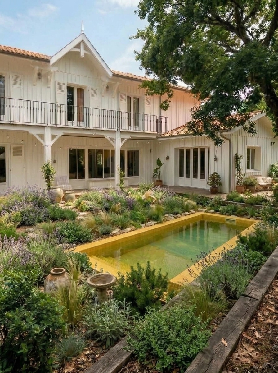 Landscape design in Eco Natural Garden style — Yard by GenRoom AI