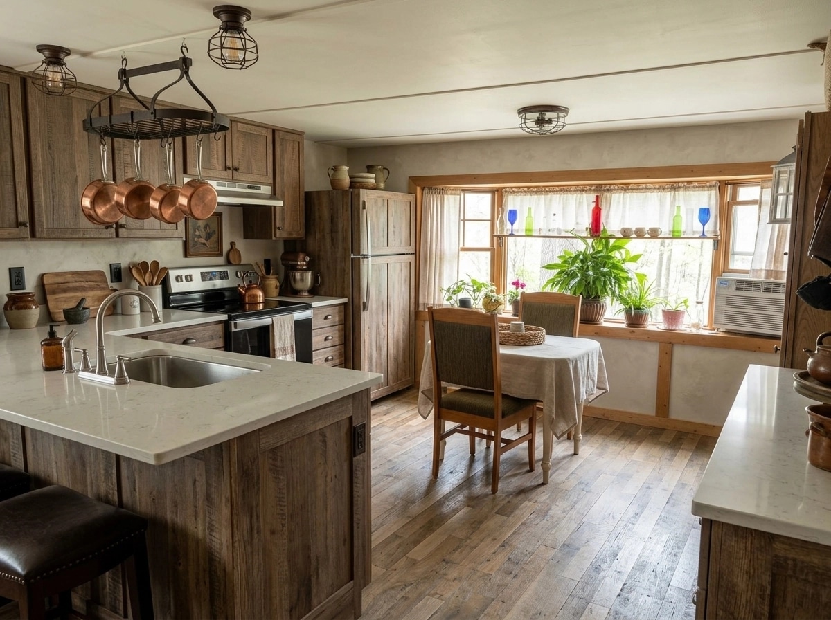 Interior design in Rustic style — Kitchen by GenRoom AI