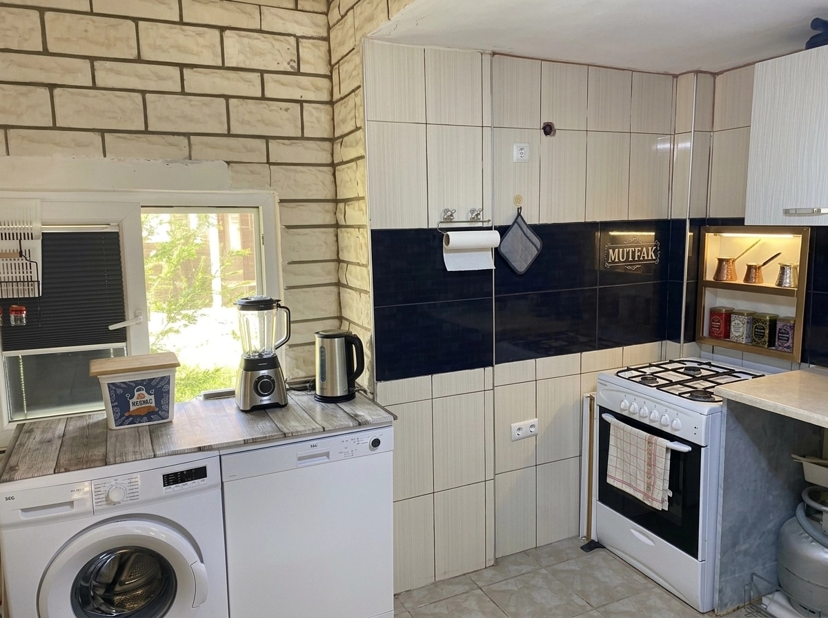 Kitchen interior in no_style style — photo by GenRoom AI