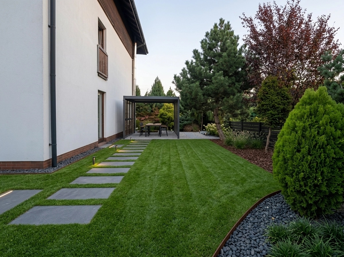 Landscape design in Minimalist Yard style — Yard by GenRoom AI