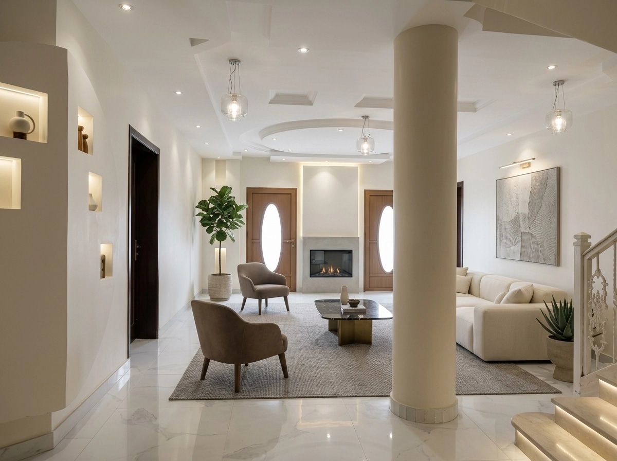 Minimalism Living Room design — interior photo by GenRoom AI