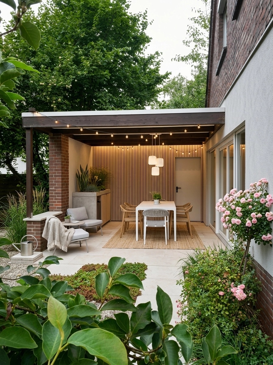 Interiördesign i stilen Scandinavian — terrace av GenRoom AI