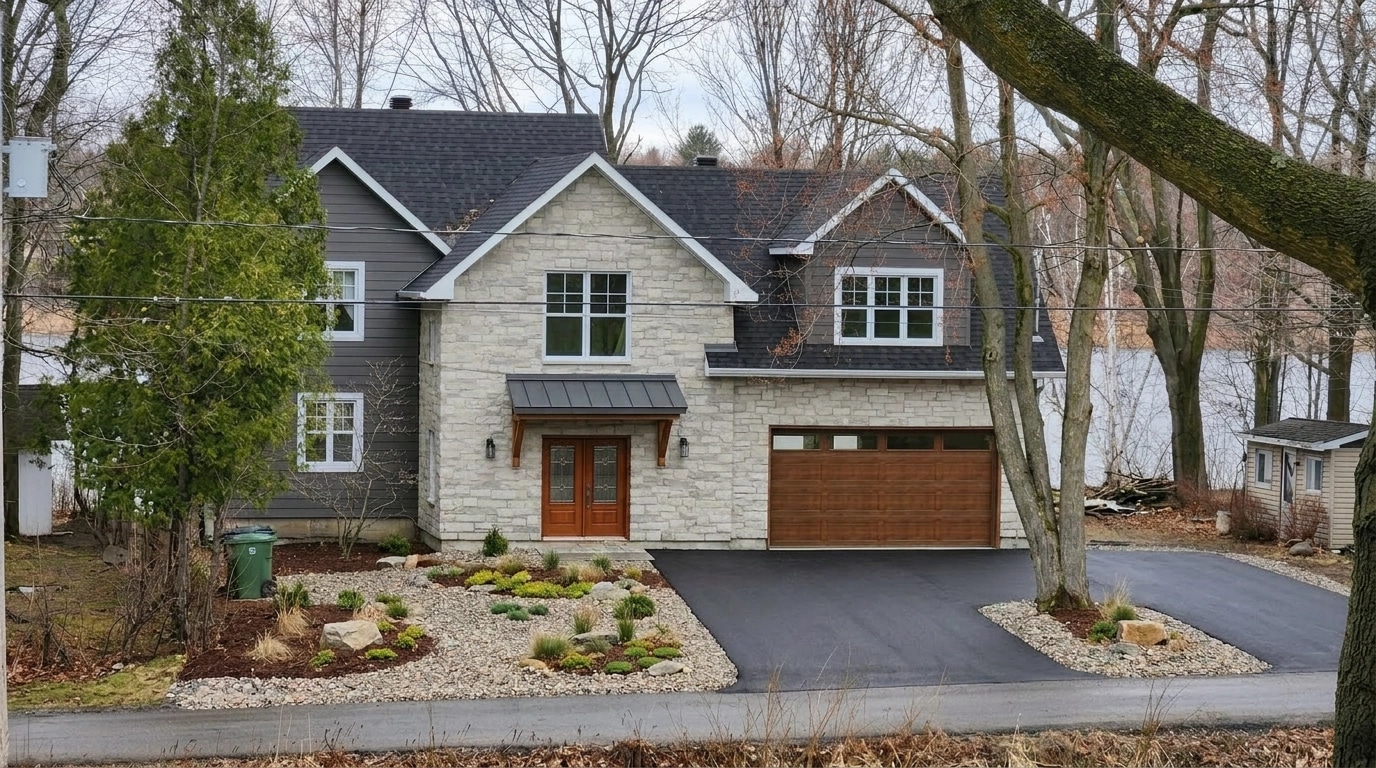 Facade design in Barnhouse Facade style — Facade by GenRoom AI