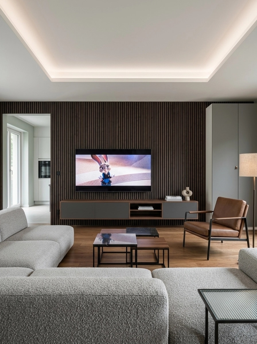 Minimalism Living Room design — interior photo by GenRoom AI