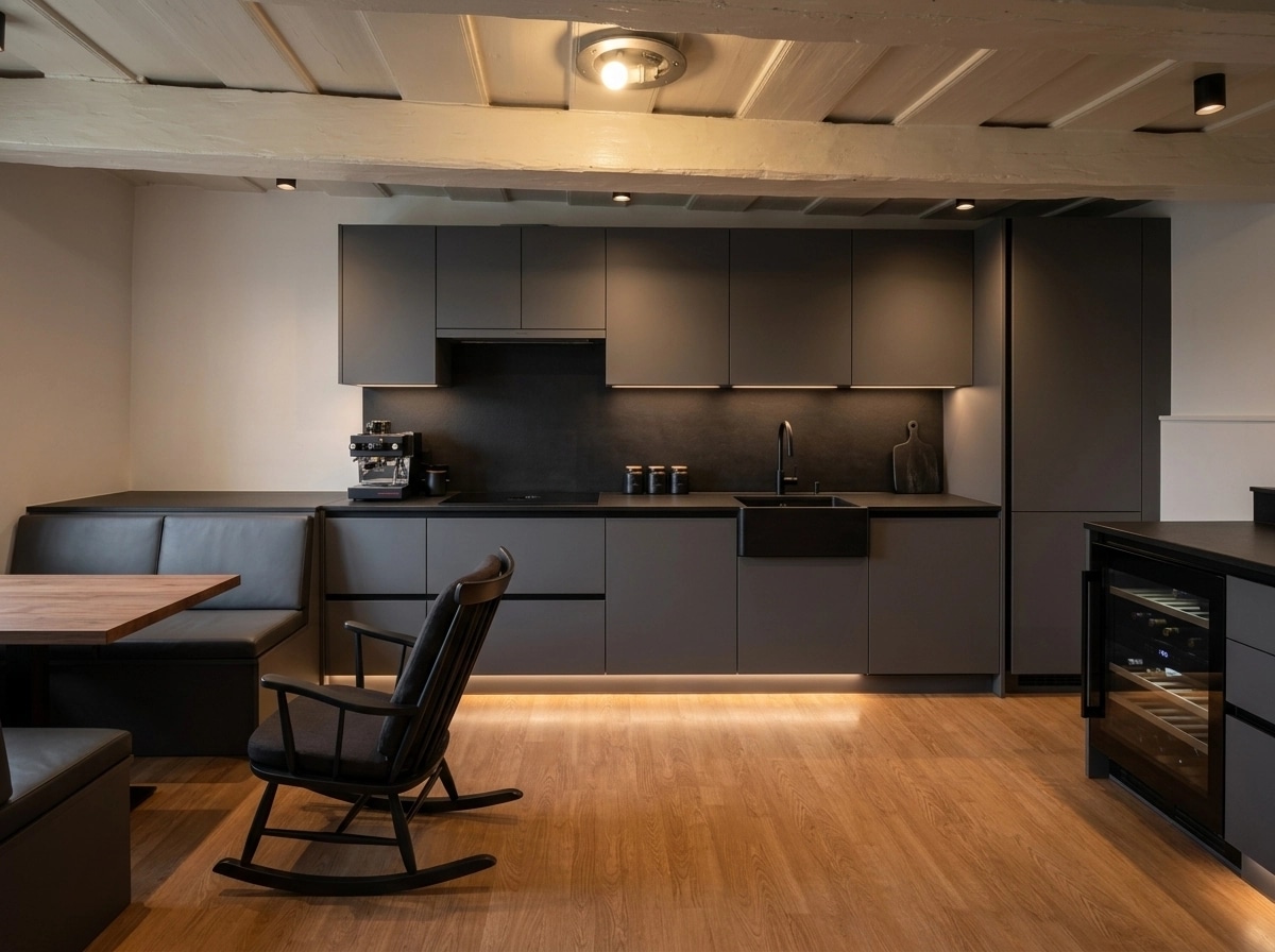 Interior design in Blacktec style — Kitchen by GenRoom AI