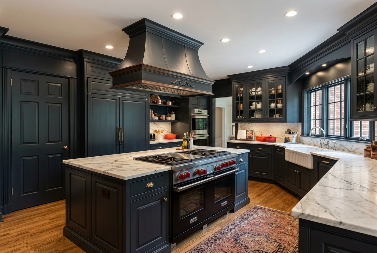 British Kitchen design — interior photo by GenRoom AI