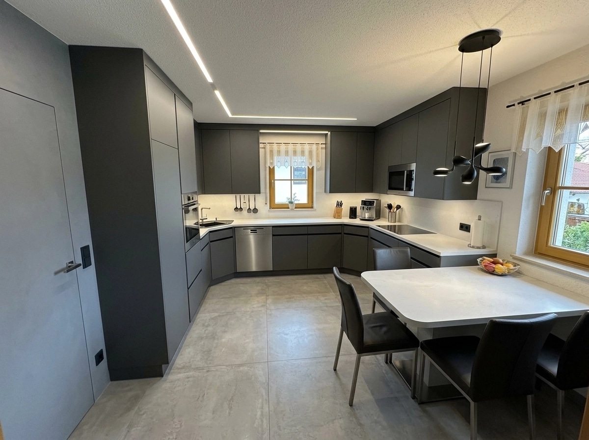 Kitchen interior in no_style style — photo by GenRoom AI
