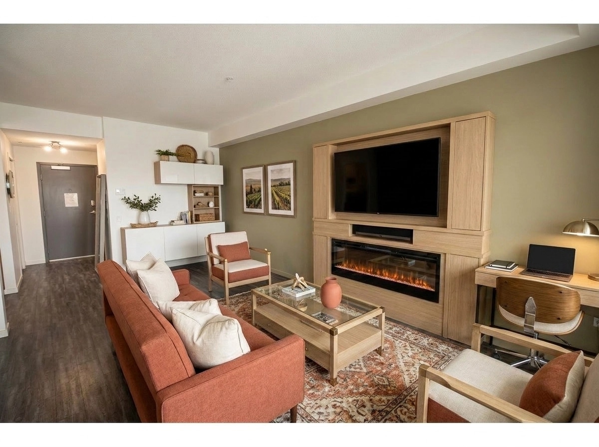 Interior design in Coastal / Hamptons style — Living Room by GenRoom AI