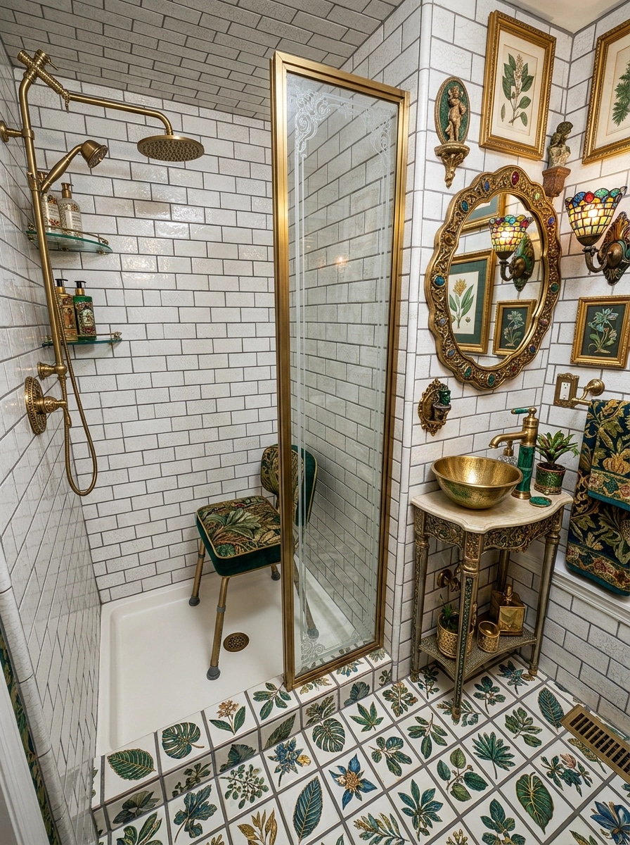 Maximalist Bathroom design — interior photo by GenRoom AI
