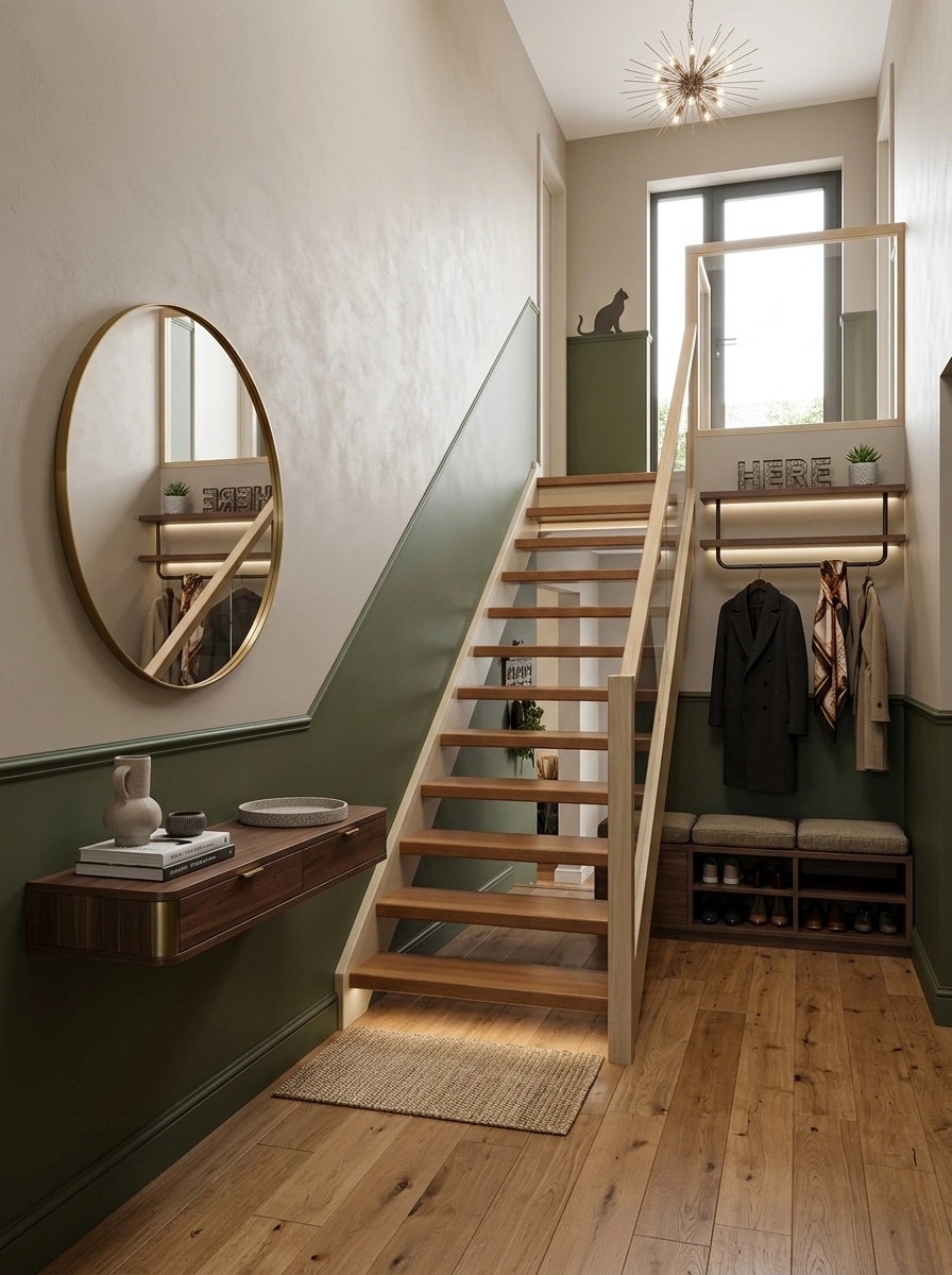 Interior design in Contemporary style — Hallway by GenRoom AI