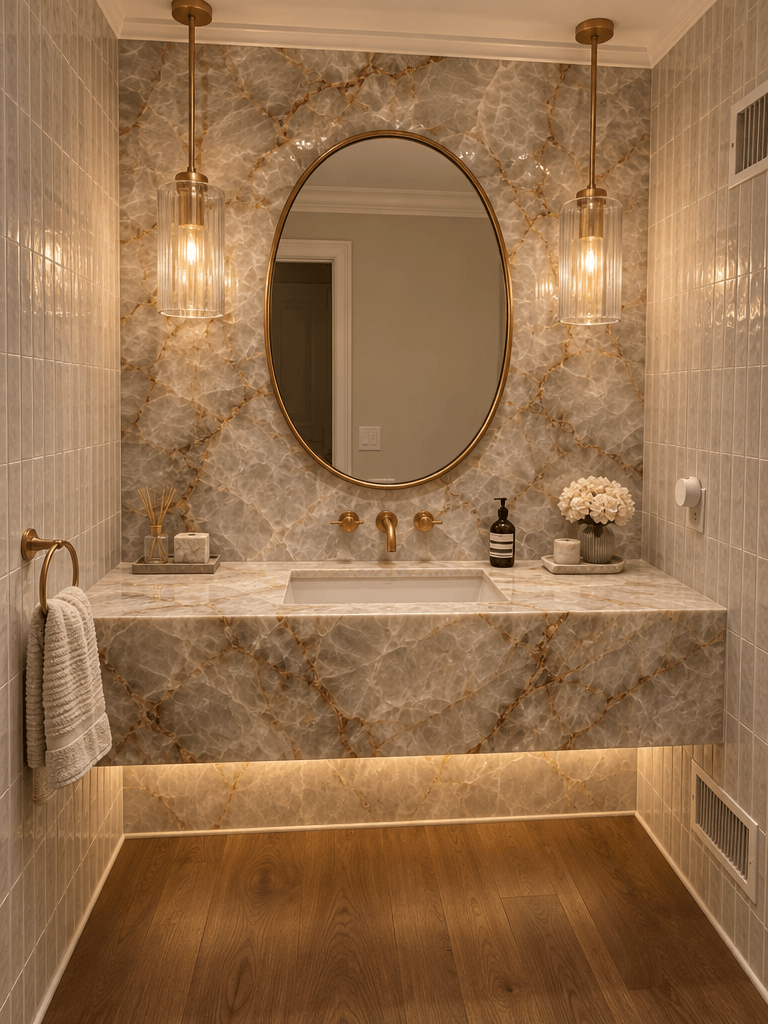 Bathroom interior in no_style style — photo by GenRoom AI