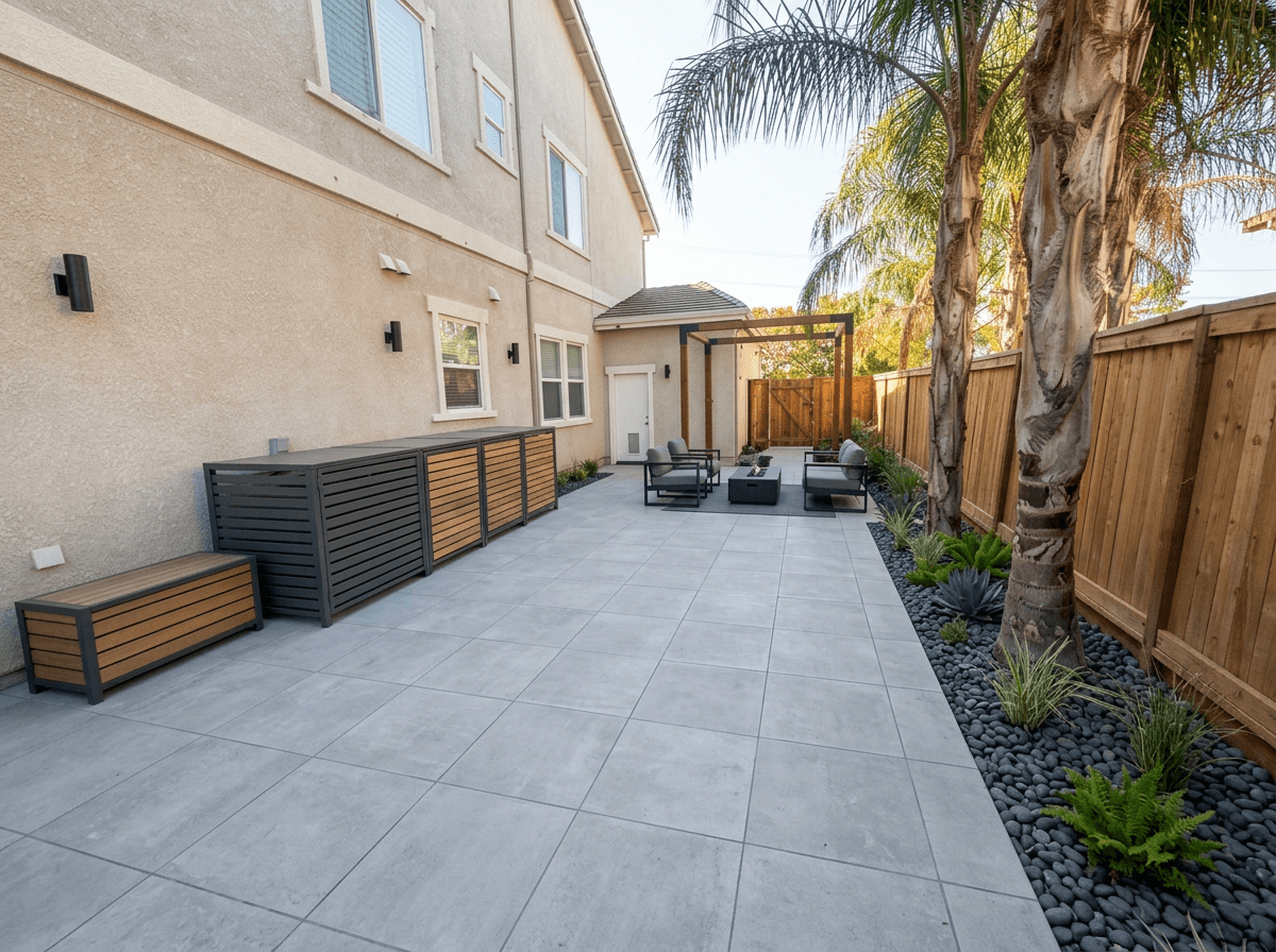 Landscape design in Minimalist Yard style — Yard by GenRoom AI