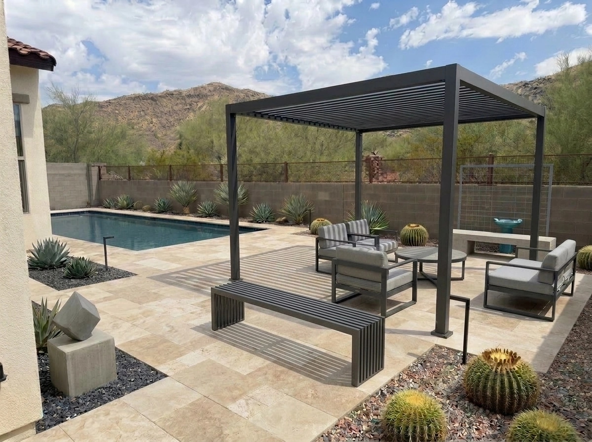 Landscape design in Minimalist Yard style — Yard by GenRoom AI
