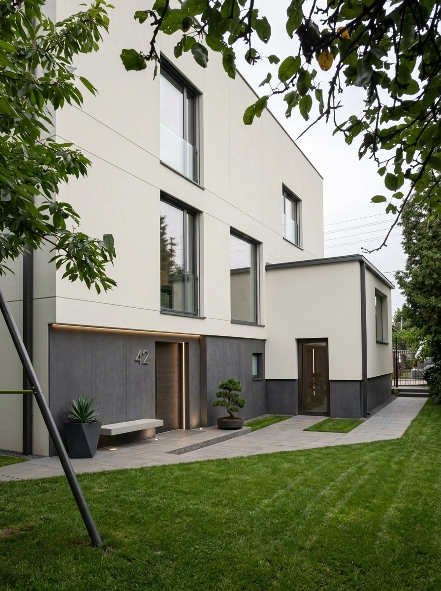 Minimalist Facade Facade design — facade photo by GenRoom AI