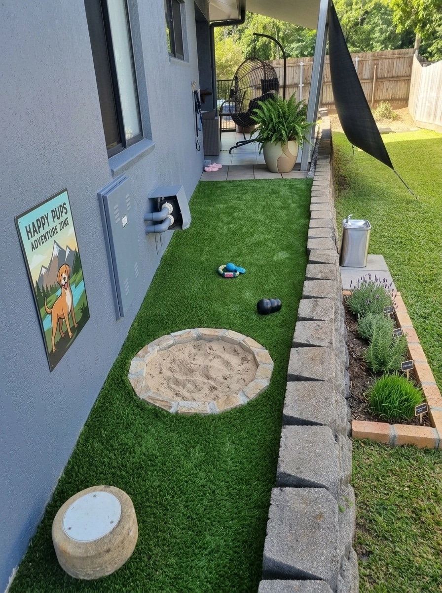 Yard design in no_style style — photo by GenRoom AI