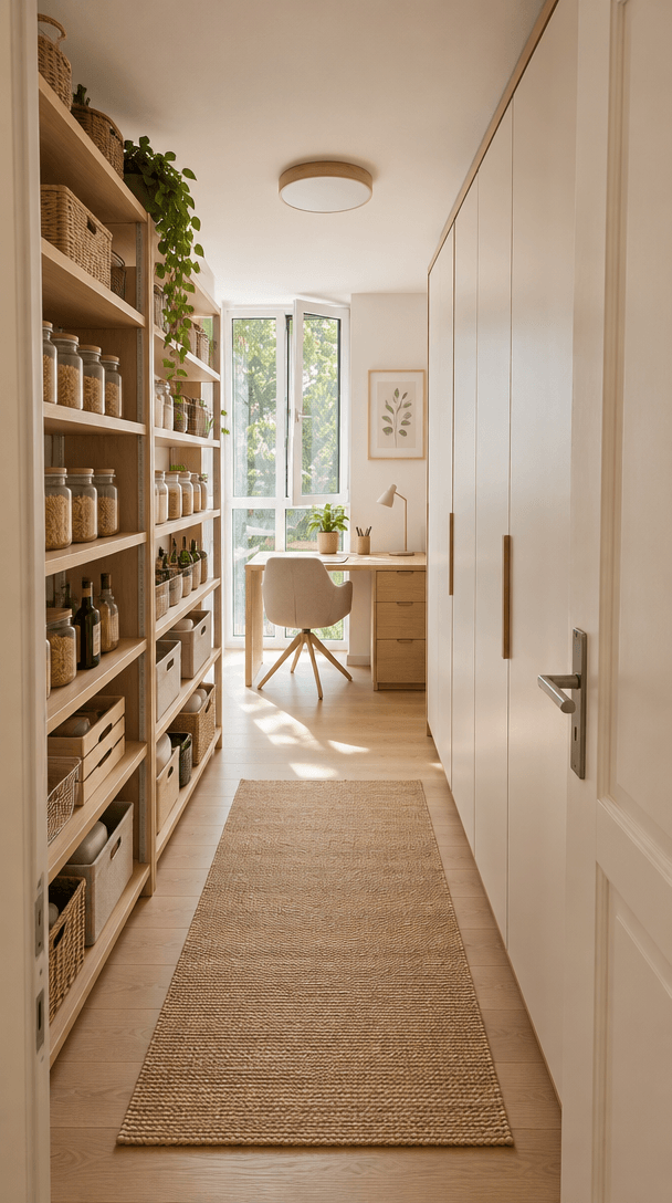 التصميم الداخلي بنمط Scandinavian — pantry من GenRoom AI