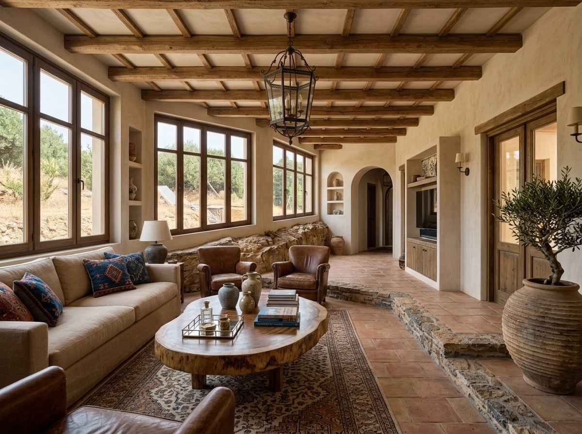 Interior design in Mediterranean style — Living Room by GenRoom AI