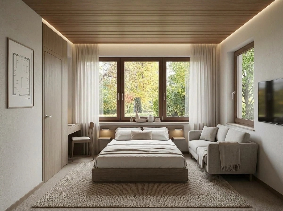 Minimalism Bedroom design — interior photo by GenRoom AI