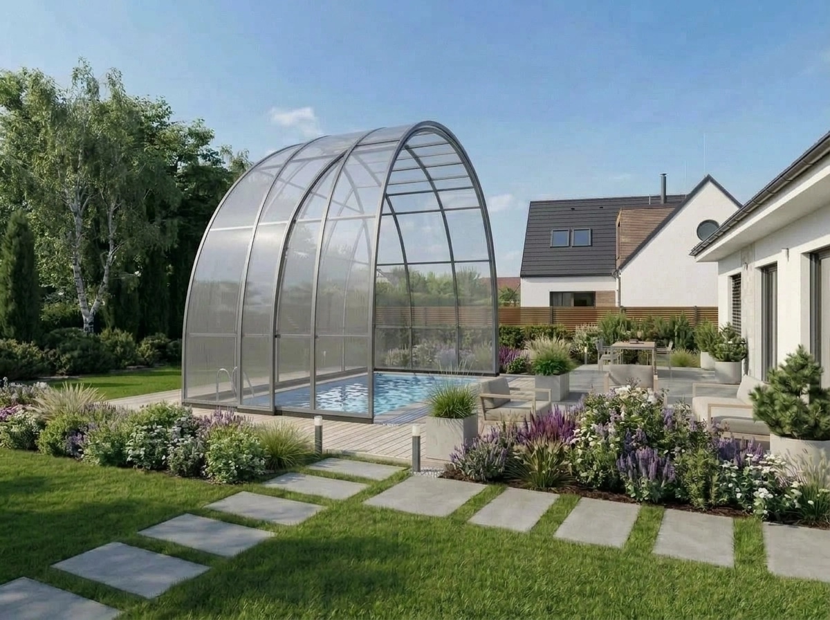 Landscape design in Scandinavian Garden style — Yard by GenRoom AI