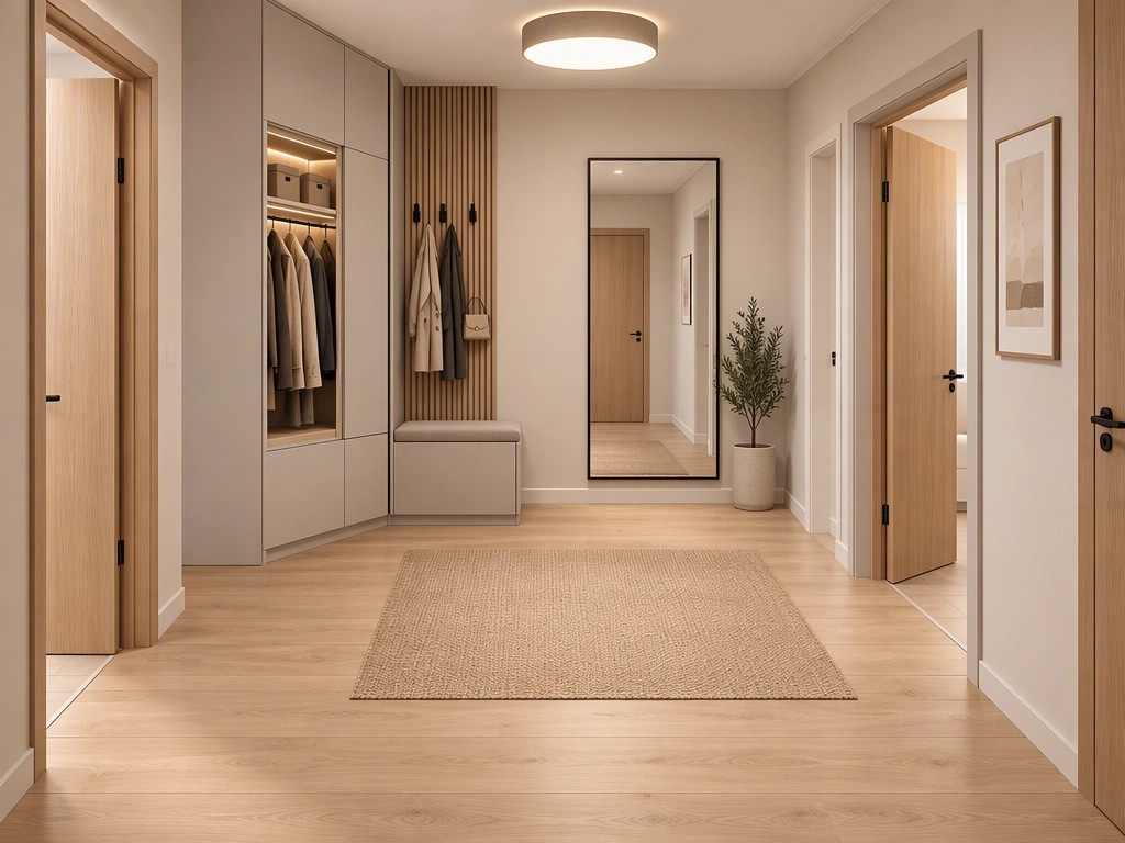 Hallway interior in Contemporary style — photo by GenRoom AI
