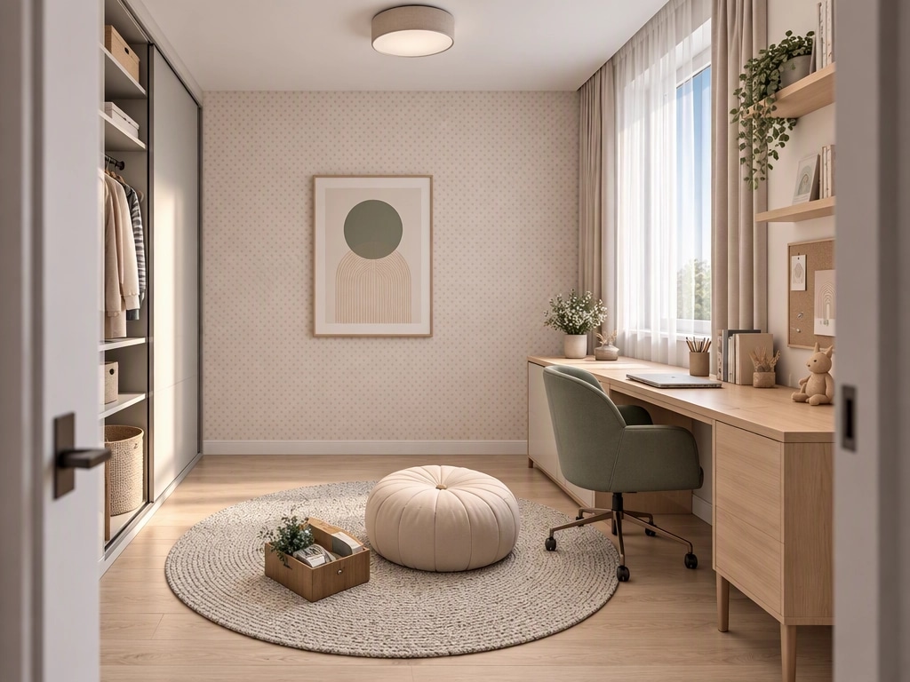 Contemporary Bedroom design — interior photo by GenRoom AI
