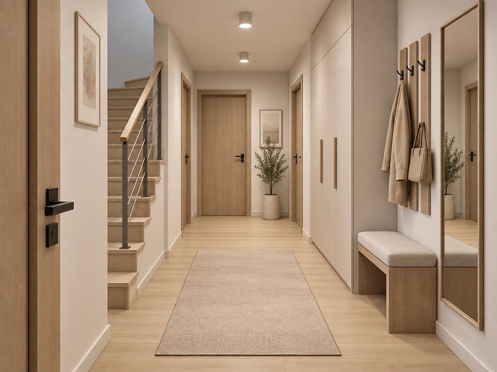 Interior design in Contemporary style — Hallway by GenRoom AI
