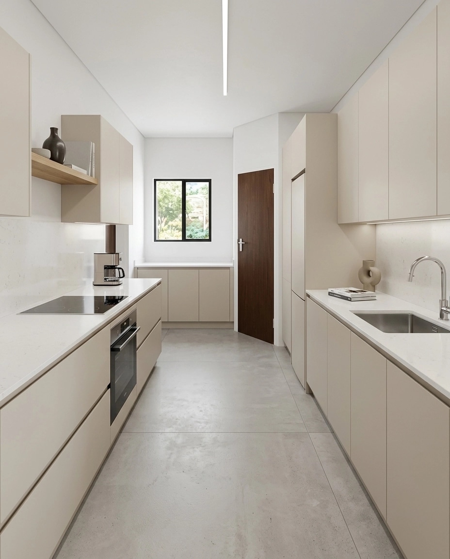 Minimalism Kitchen design — interior photo by GenRoom AI