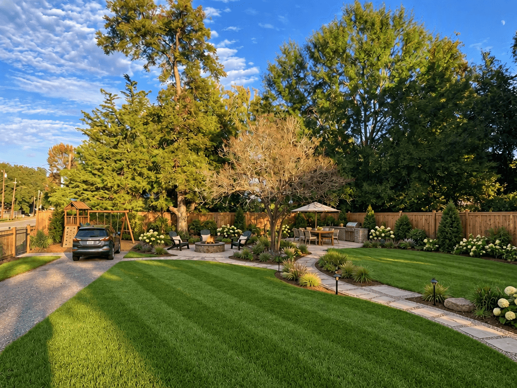 Yard design in no_style style — photo by GenRoom AI