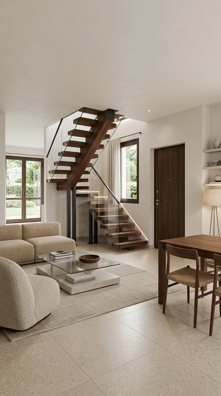 Minimalism Living Room design — interior photo by GenRoom AI