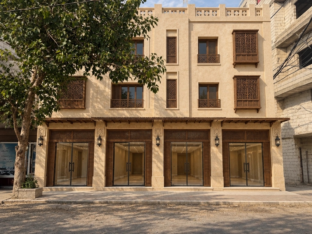 Facade design in Arabian Facade style — Facade by GenRoom AI
