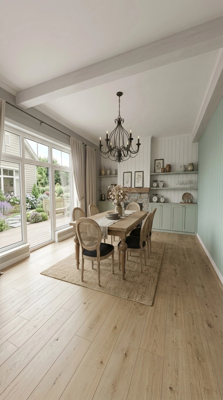 Interior design in Modern Farmhouse style — dining_room by GenRoom AI