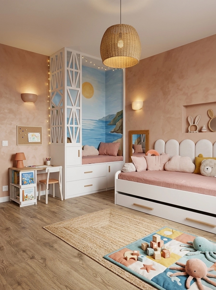 Interior design in Mediterranean style — Kids Room by GenRoom AI