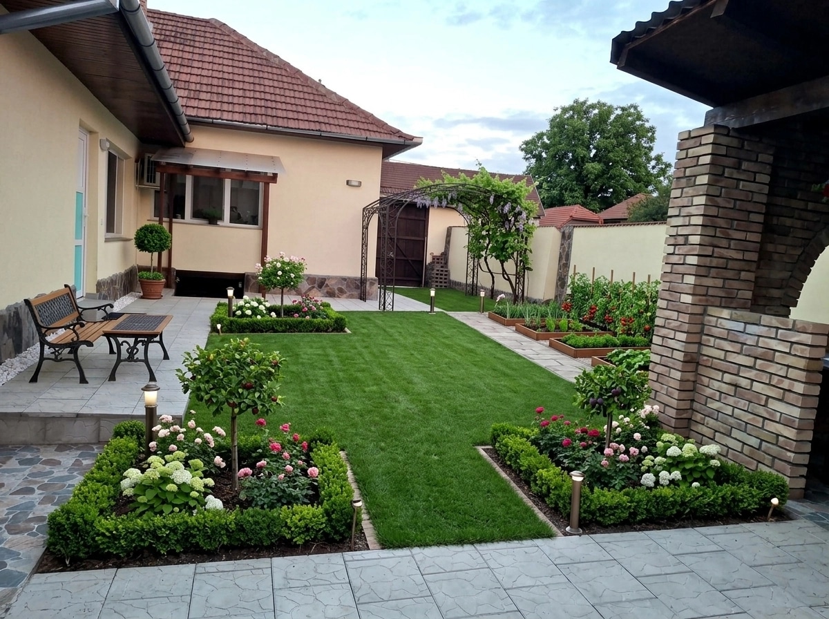 Classic Garden Yard design — yard photo by GenRoom AI
