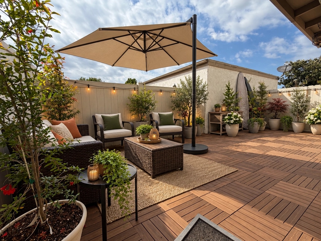 Landscape design in Eco Natural Garden style — Yard by GenRoom AI