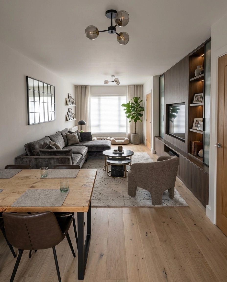 Interior design in Contemporary style — Living Room by GenRoom AI