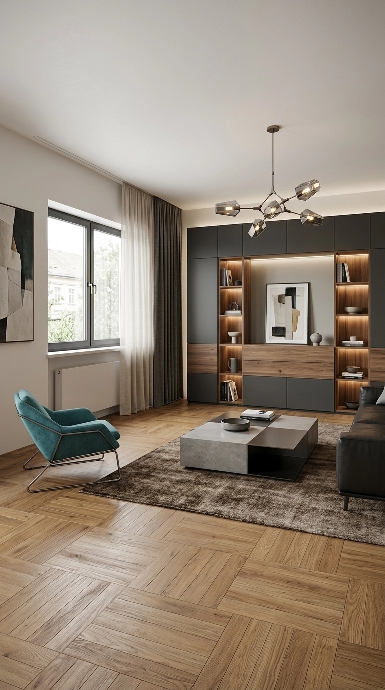 Interior design in Contemporary style — Living Room by GenRoom AI