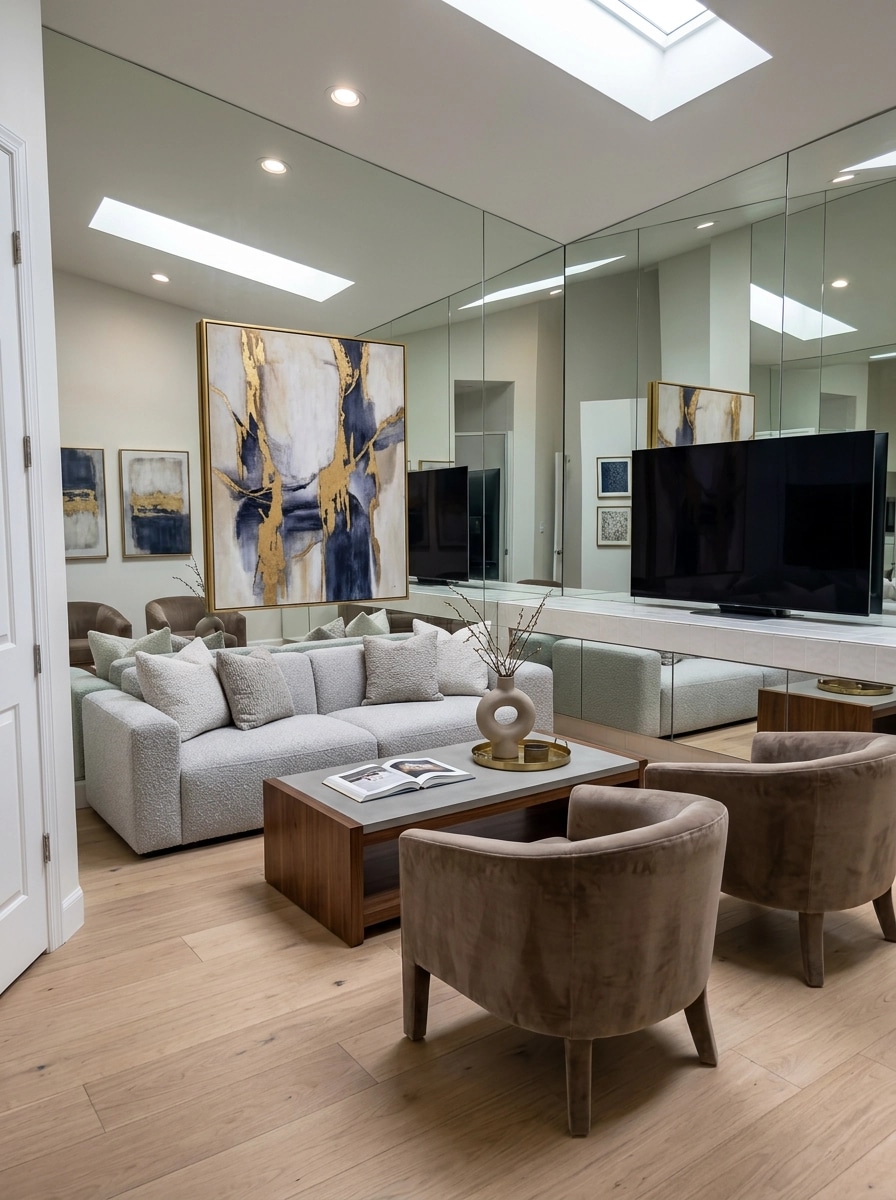 Interior design in Contemporary style — Living Room by GenRoom AI