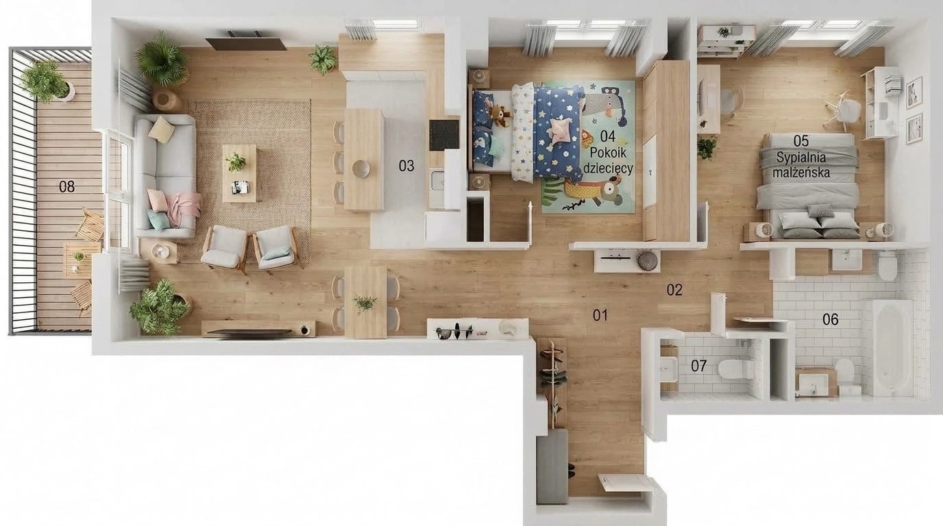 Scandinavian Living Room design — interior photo by GenRoom AI
