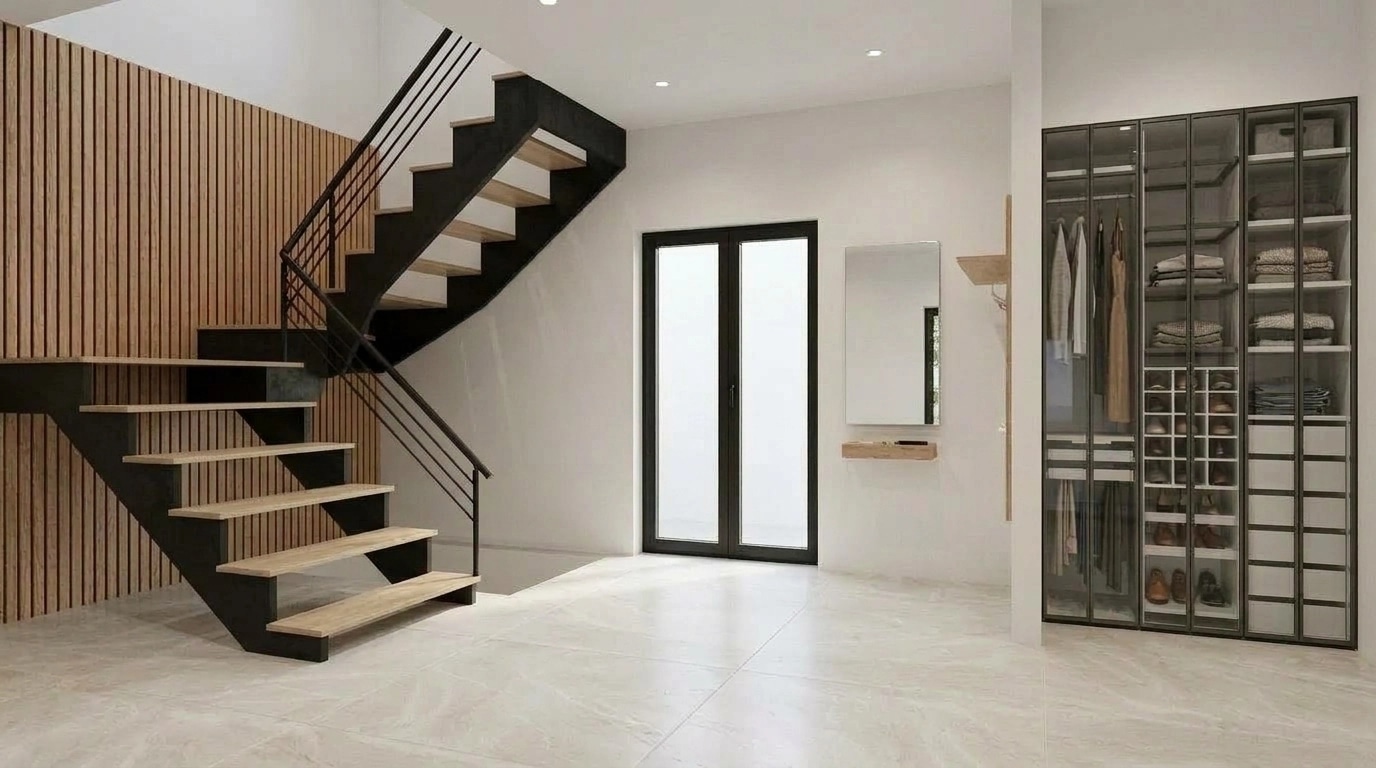 Hallway interior in no_style style — photo by GenRoom AI