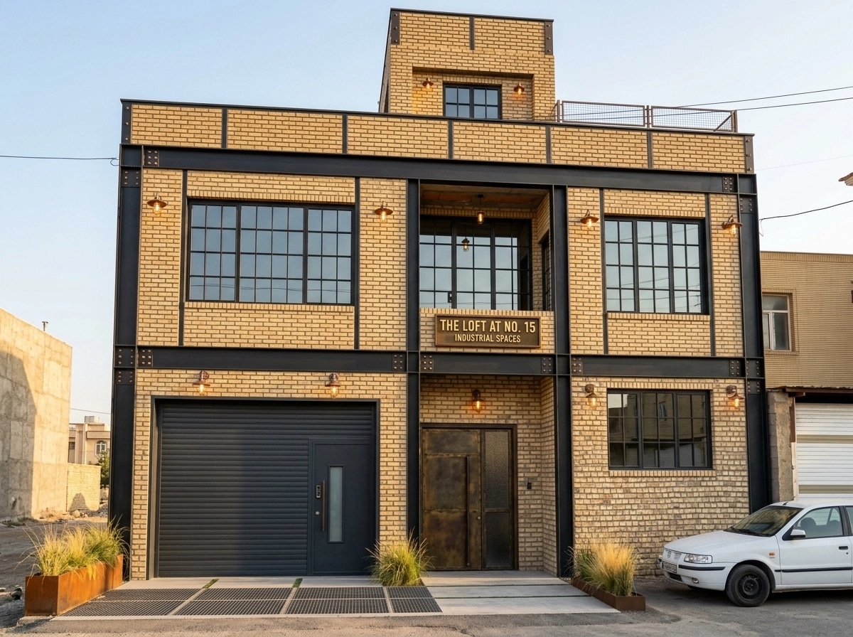 Facade design in Loft Facade style — Facade by GenRoom AI